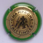 Marque : TAITTINGER N° Lambert : 111a Couleur : Vert et or Description : 2014, FIFA World Cup. Nom de la marque dans cercle extérieur  Emplacement : 