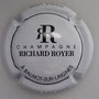 Marque : ROYER Richard N° Lambert : 1b  Couleur : Blanc et noir Description : Lettres RR - nom de la marque  Emplacement : 