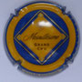 Marque : CHARLEMAGNE Guy N° Lambert : 9 Couleur : Contour et losange jaune, fond bleu Description : Mesnillésimé  Emplacement : 