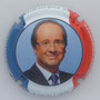 Marque : LHUILLIER Philippe N° Lambert : 25x Couleur : Contour bleu, blanc, rouge Description : François Hollande - nom de la marque Emplacement : 