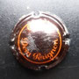Marque :  MOET & CHANDON - DOM PERIGNON N° Lambert : 180 Couleur :  Noir et orange Description : Cuvée Dom Pérignon  Emplacement : 