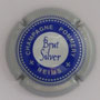 Marque : POMMERY N° Lambert : 114 Couleur : Contour gris, cercles blanc et bleu Description : Brut Silver  Emplacement : 