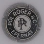 Marque : POL ROGER N° Lambert : 36 Couleur : Noir et blanc cassé,  Description : Initiales stylisées  Emplacement : 