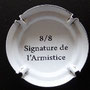 Marque : SONNET Jacques N° Lambert : 22-8 verso Couleur : Polychrome Description : Centenaire guerre   1914 - signature de l'armistice  Emplacement : 