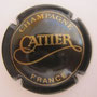 Marque : CATTIER N° Lambert : 1 Couleur : Noir et or Description : Nom du producteur stylisé   Emplacement : 020-05-01