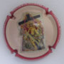 Marque : BREUL Patrick N° Lambert : 80f Couleur : Polychrome, contour rouge Description : Christ - nom du producteur sur le pourtour Emplacement : 