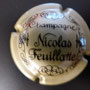 Marque : FEUILLATTE Nicolas N° Lambert : 1 - foncé Couleur : Gris et noir Description : Champagne et nom du producteur Emplacement : 052-04-02
