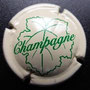 Marque : GENERIQUE  N° Lambert : 474 Couleur : Vert foncé Description : Feuille de vigne et   inscription champagne   Ref perso : 