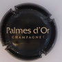 Marque : FEUILLATTE Nicolas N° Lambert : 37 Couleur : "Champagne" en lettres jaune Description : Cuvée Palmes d'Or  Emplacement : 