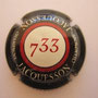 Marque : JACQUESSON N° Lambert : 19 Couleur : Noir et blanc, striée Description : Cuvée 733   Emplacement : 