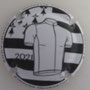 Marque : STRAUSS - GEORGETON N° Lambert : NR Couleur : Polychrome, contour blanc Description : TDF 2021 - Maillot blanc mat sur drapeau breton - nom de la marque Emplacement : 