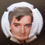 Marque : FAY Michel N° Lambert : 16b - 5 Couleur : Polychrome Description : portrait d'Elvis Presley 5/9  Emplacement : 