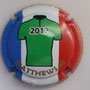Marque : CLERGEOT Daniel N° Lambert : NR Couleur : Fond marron Description : Tour de France 2017 - Maillot vert Mickael Matthews - nom de la marque  Ref perso :