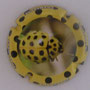 Marque : GENERIQUE  N° Lambert : 838b Couleur : Contour jaune Description : Coccinelle Ref perso : 