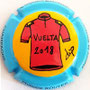 Marque : ROUYER Philippe N° Lambert : 95 Couleur : Polychrome,  Description : Maillot rouge Vuelta 2018  - nom de la marque sur le contour  Emplacement : 
