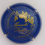 Marque : RACLOT Marinette N° Lambert : 50e Couleur : Bleu et or Description : Grappe de raisins et nom de la marque Emplacement : 