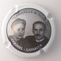 Marque : GOUNEL - LASSALLE N° Lambert : 4 Couleur : Contour blanc, fond gris Description : Couple - nom de la marque Emplacement : 