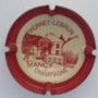 Marque : PERNET - LEBRUN N° Lambert : 2 Couleur : Contour rouge foncé Description : Maisons - nom de la marque Emplacement : 