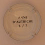 Marque : SERGENT Roger N° Lambert : 1.6 verso Couleur : Polychrome, contour blanc Description : Armoiries Anne d’Autriche - Nom de la marque Emplacement : 
