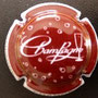 arque : GENERIQUE  N° Lambert : 662 Couleur : Fond bordeaux Description : Inscription   Chamapgne en lettres cursives sur   un fond de bulles  Ref emplacement : 