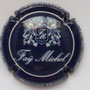 Marque : FAY Michel N° Lambert : 2 Couleur : Bleu et blanc Description : Initiales dans un blason couronné encadré de deux lions Emplacement : 
