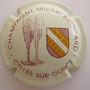 Marque : BROCARD Michel N∞ Lambert : 3 Couleur : CrËme et vert Description : Deux coupes et blason de la Champagne  Emplacement : 016-06-03