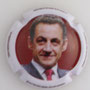 Marque : DONDELINGER - BROUCKAERT  N° Lambert : 3.2 Couleur : Contour blanc Description : Président Sarkozy  Emplacement : 