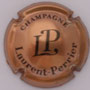 Marque :  LAURENT - PERRIER  N° Lambert : 44a  Couleur : Cuivre foncé Description : Lettres LP sans écusson  Emplacement : 
