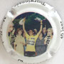 Marque : MONTHAUBAN N° Lambert : 35a Couleur : Jaune et noir, contour blanc Description : Lucien Van Impe vainqueur Tour de France 1976 - Nom de la marque Emplacement : 