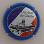 Marque : BARFONTARC (de) N° Lambert : 12a Couleur : Polychrome, contour bleu Description : La Simca du Général de Gaulle - nom de la marque  Emplacement :