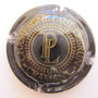 Marque : LEBRUN Paul N° Lambert : 6 Couleur :  Noir et or Description : Initiales LP dans un cercle  Emplacement : 070-02-01