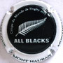 Marque : MONT HAUBAN (du)  N° Lambert : 20a Couleur : Fond noir - Nouvelle Zélande "Les All Blacks" Description : Coupe du monde de rugby 2015 - Nom de la marque Emplacement : 