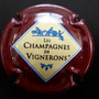 Marque : GENERIQUE  N° Lambert : 667j Couleur : Bordeaux foncé, verso Or Description : Les champagnes de vignerons  Ref perso : 