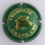 Marque : MALARD JL N° Lambert : 7 Couleur : Vert et or brillant. Grand cru Description : Lettre G dans blason couronné, soutenu par deux lions  Emplacement : 