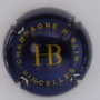 Marque : BLIN H & Co N° Lambert : 16 Couleur : Bleu foncé mat et or  Description : Intiales HB  - grandes lettres HB Emplacement :  