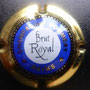 Marque : POMMERY N° Lambert : 81 - or Couleur : Contour or, cercle Bleu, cartouche blanc Description : Brut Royal.   Emplacement : 
