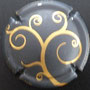 Marque : GENERIQUE  N° Lambert : 881d Couleur : Noir et or  Description : Série soft - vigne et raisin  Ref perso : 938-06-02