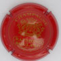 Marque : BOULARD Raymond N° Lambert : 16 Couleur : Rouge et or Description : Blason couronné soutenu par deux lions - nom de la marqueNom de la marque Emplacement : 