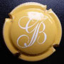 Marque : GUILLETTE - BREST N° Lambert : 16 Couleur : Jaune orangé et blanc Description : Initiales en lettres   cursives  Emplacement : 