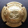 Marque : BARONI N° Lambert : 6 Couleur : Estampée Or Description : Initiales stylisées  Emplacement : 