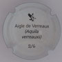 Marque : MARTIN - GLOD N° Lambert : 1a  verso Couleur : Fond Blanc Description : Aigle de Verreaux - Nom de la marque sur le pourtour  Emplacement : 