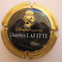 Marque :   LAFITTE Charles  N° Lambert : 9  Couleur :  Contour or Description : Blason surmontée   d'une couronne  Emplacement : 