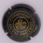 Marque : DUVAL - PRETROT N° Lambert : 2 Couleur : Noir et or  Description : Armoiries - Nom de la marque   Emplacement : 