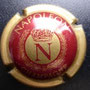 Marque : NAPOLEON N° Lambert : 1 Couleur : Or et bordeaux Description : Lettre N en capitale surmontée d'une couronne  Emplacement : 