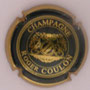 Marque : COULON Roger N° Lambert : 8 Couleur : Vert-noir et Or  Description : Armoiries. Etoiles espacées  Emplacement : 