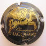 Marque : JACQUART N° Lambert : 1 Couleur : Noir et or Description : Cavalier sur cheval ailé  Emplacement : 064-03-01