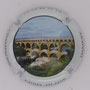 Marque : FANIEL - FILAIRE N° Lambert : 39a Couleur : Polychrome Description : Pont du Gard - Nom de la marque  Emplacement : 