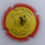 Marque : CHAURE Jean-Louis N° Lambert : NR Couleur : Fond jaune, contour rouge Description : Tour de France 9 juillet 2019 - nom de la marque Emplacement : 
