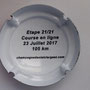 Marque : CLERGEOT Daniel N° Lambert : NR verso Couleur : Fond marron Description : Tour de France 2017 - Montgeron - Paris Champs Elysées - nom de la marque  Ref perso :