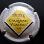 Marque : GENERIQUE  N° Lambert : 665f Couleur : Gris - bas du losange ombragé Description : Les champagnes de vignerons  Ref perso : 